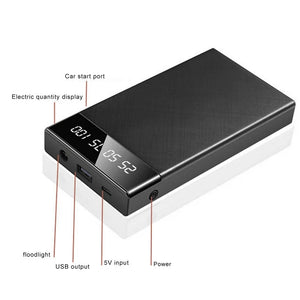 10000mAh Slim Vehicle JumpStart Power Bank with Built in Torch
