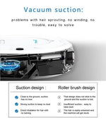 1800PA Strong Suction 3 in 1 Rechargeable Automatic Robot Vacuum Cleaner(Vacuum/Mopping/Sweeping)