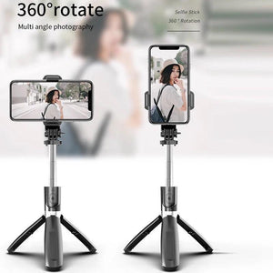 3 in 1 Bluetooth Selfie Stick with Tripod Stand