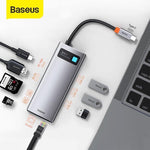 Baseus USB C HUB Type C to HDMI-compatible USB 3.0 Adapter 8 in 1 Type C HUB Dock USB C Splitter