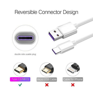 Fast Charging USB to Type C Cable