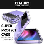 Goospery Mercury Z Flip 3/ Z Flip 4 Super Protect Hybrid Hard Back Clear Case