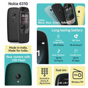 Nokia 6310 4G (2021 Edition) *Supports WhatsApp & FaceBook*