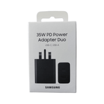 Samsung 35W DUO Fast Charging Power Adapter Charger Retail Pack Charger only with 6 Months Samsung Warranty