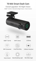 Xiaomi 70Mai Smart WIFI DVR Driving Car Vehicle Recorder 1080P HD Dash Cam